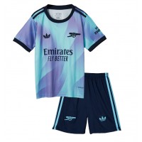 Maglia Calcio Arsenal Ben White #4 Terza Divisa Bambino 2024-25 Manica Corta (+ pantaloncini)